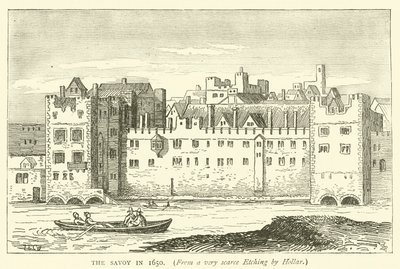 Savoyen i 1650, fra en meget sparsom radering af Hollar af English School